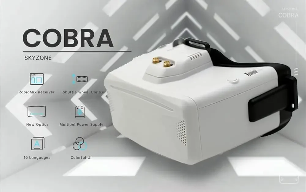 SKYZONE Cobra X V4 FPV Goggles - đánh giá và giá Skyzone Cobra X V2 Fpv Goggles