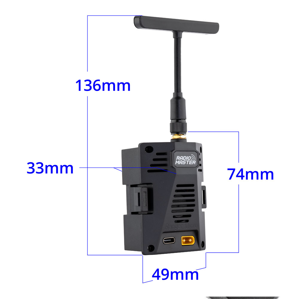 RadioMaster Ranger Micro 2.4GH - đánh giá và giá Radiomaster Ranger 2.4Ghz Elrs Module